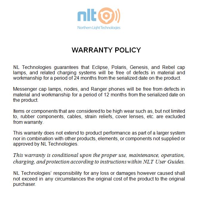 chaco warranty policy